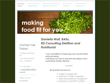 Tablet Screenshot of foodfitforyou.com